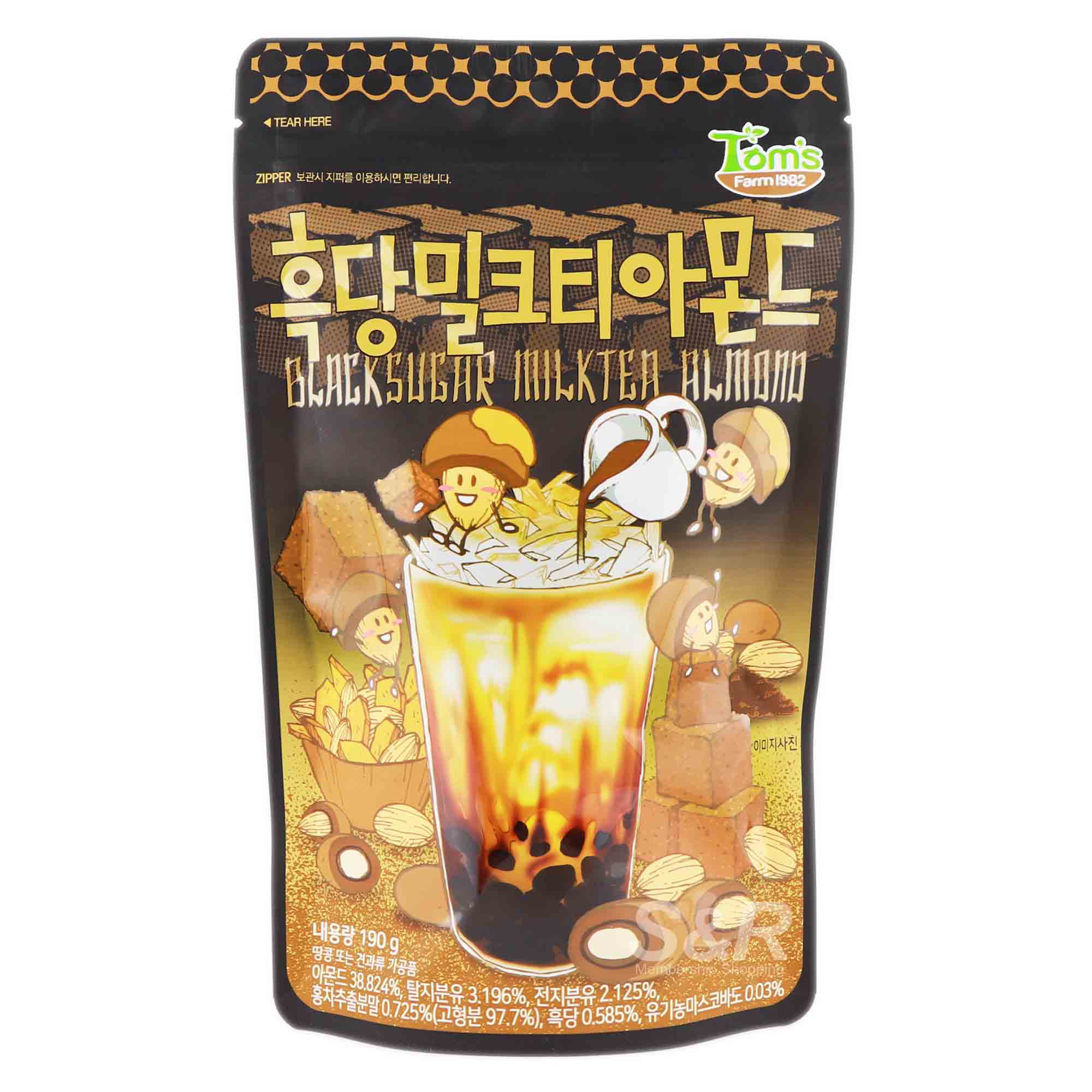 HBAF Black Sugar Milktea Almond 190g HBAF Black Sugar Milktea Almond 190g
